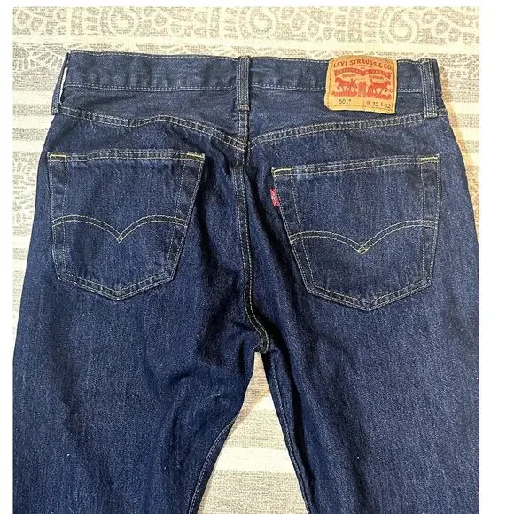 Levi's 501 Original Fit‎ Straight Leg, Button Fly, Size W32 L32 - Picture 8 of 8